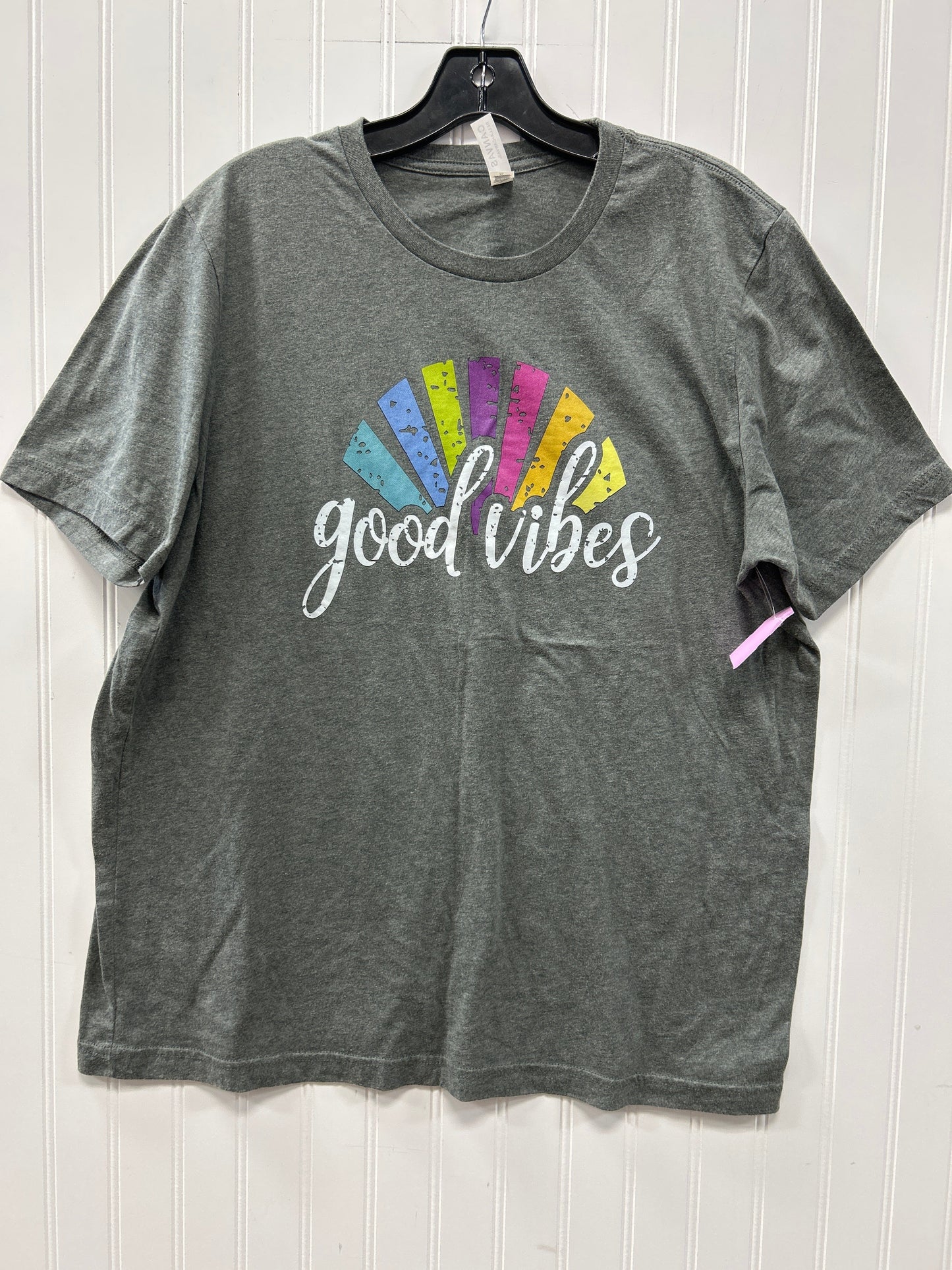 Top Ss By Bella + Canvas In Grey, Size:Xl