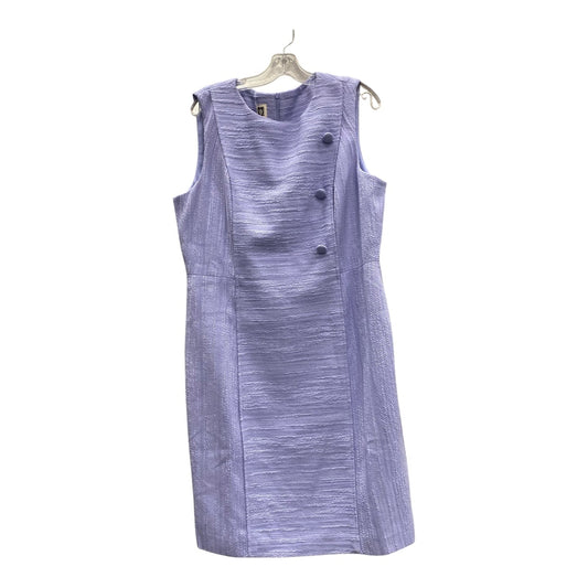 Dress Work By Anne Klein In Purple, Size:Xl