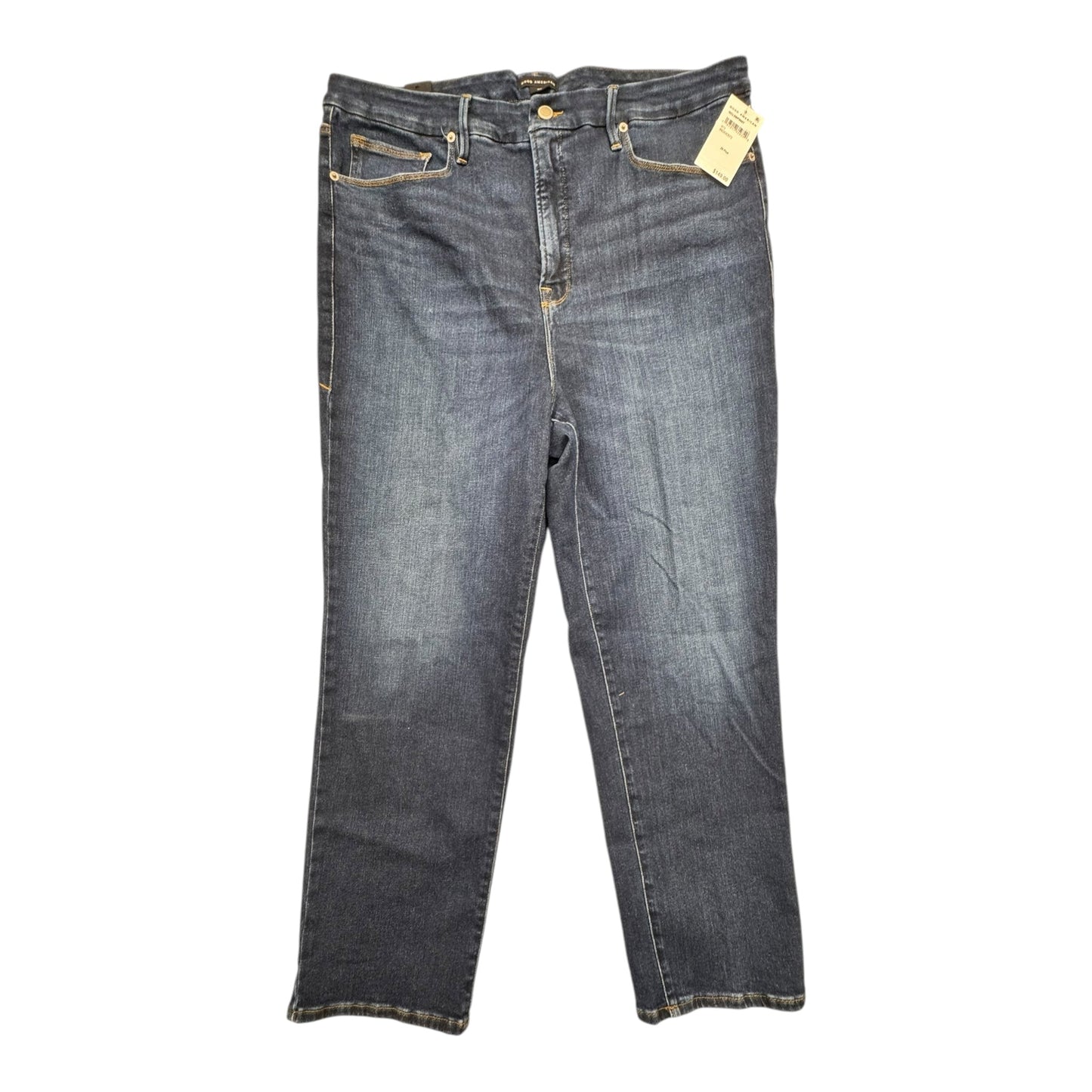 Jeans Boot Cut By Good American In Blue Denim, Size:20