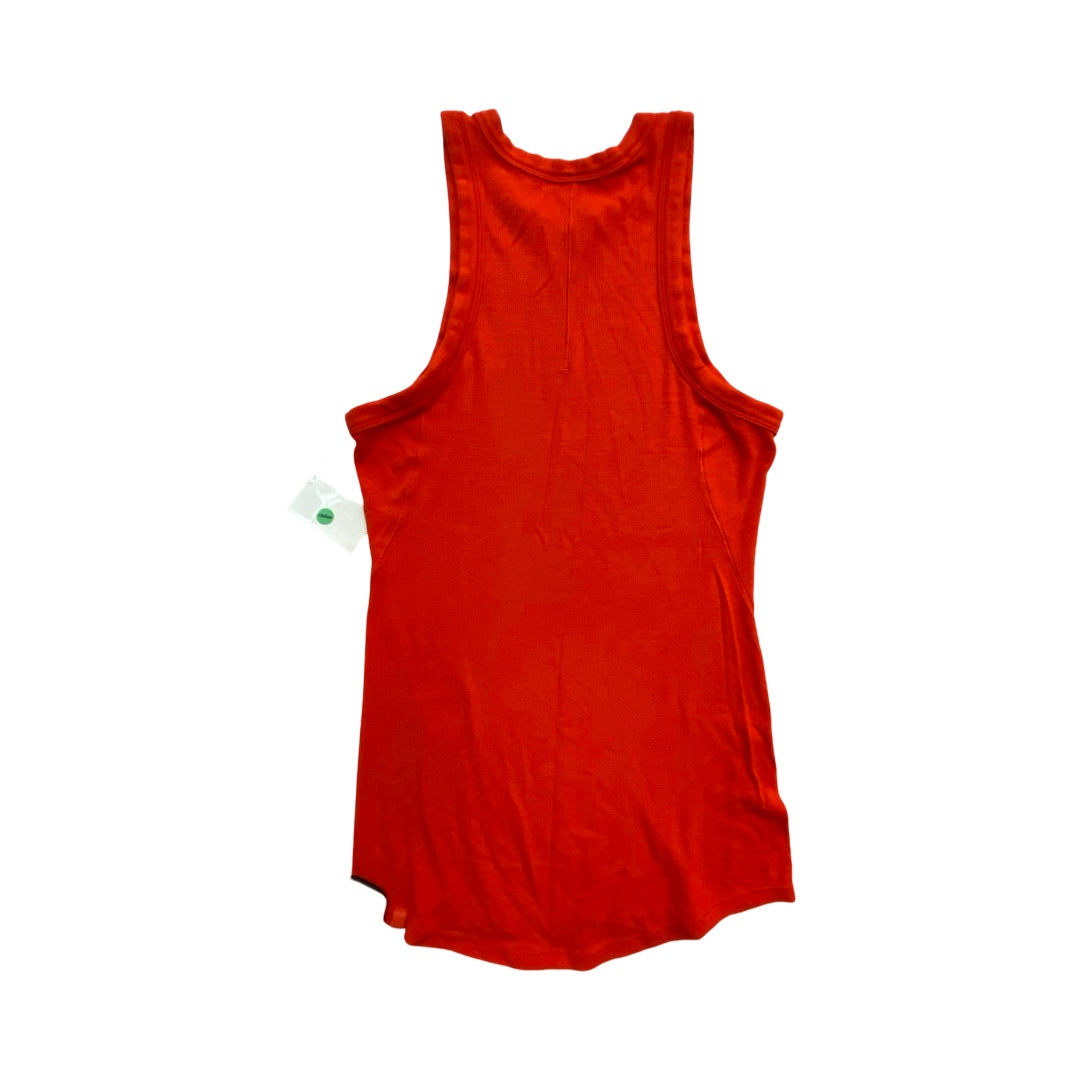 Athletic Tank Top By Lululemon In Orange, Size:S