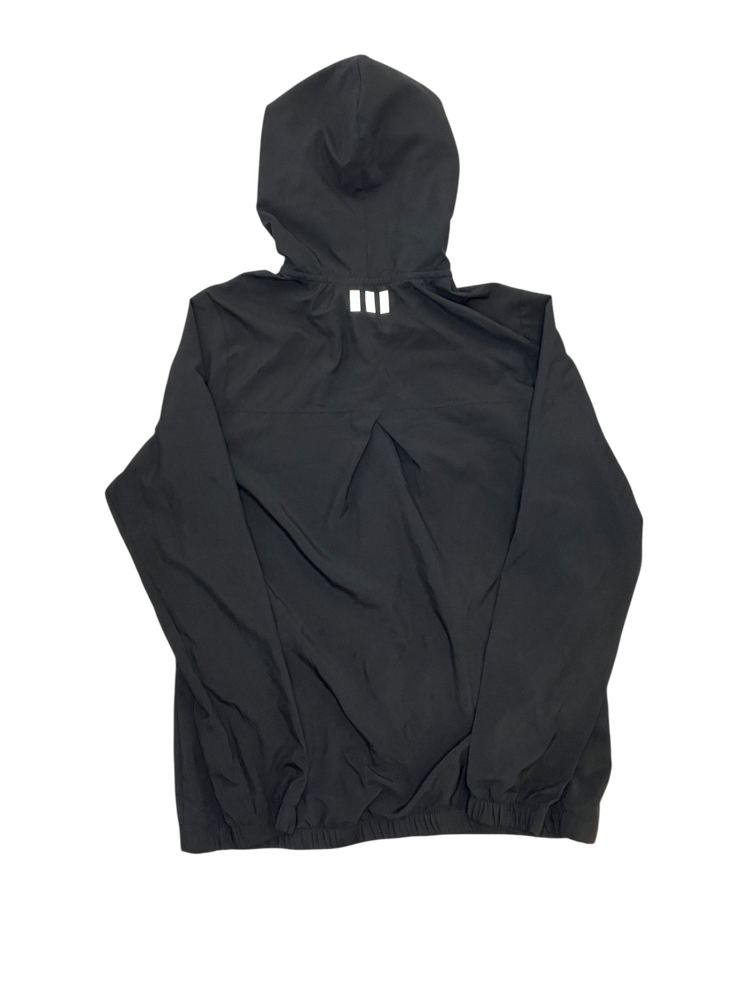 Athletic Jacket By Adidas In Black, Size:M