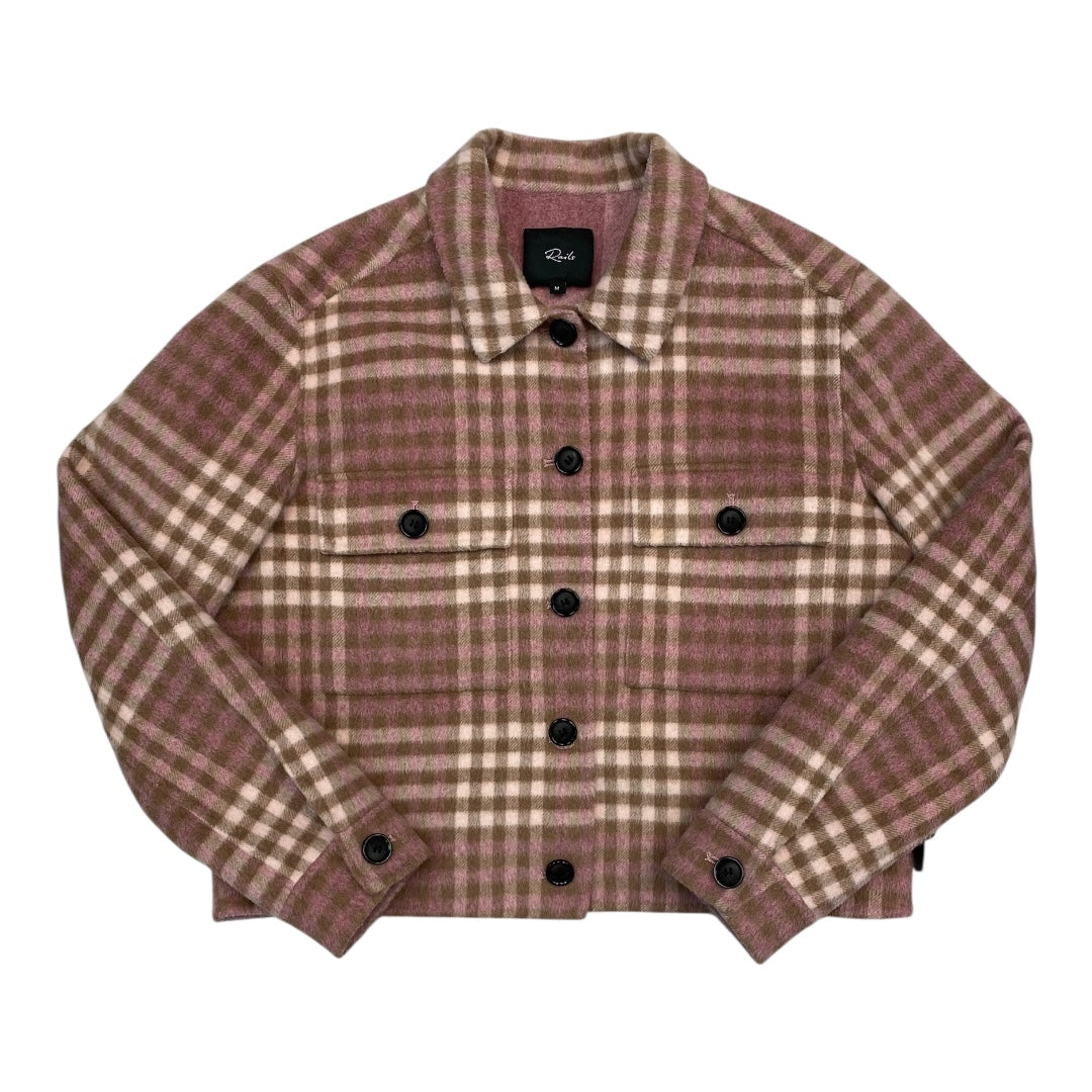 Blazer By Rails In Pink & Tan, Size:M