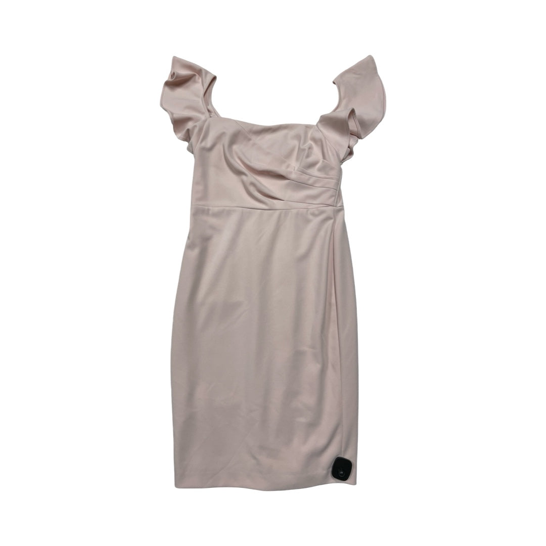 Dress Casual Midi By Calvin Klein In Pink, Size:10