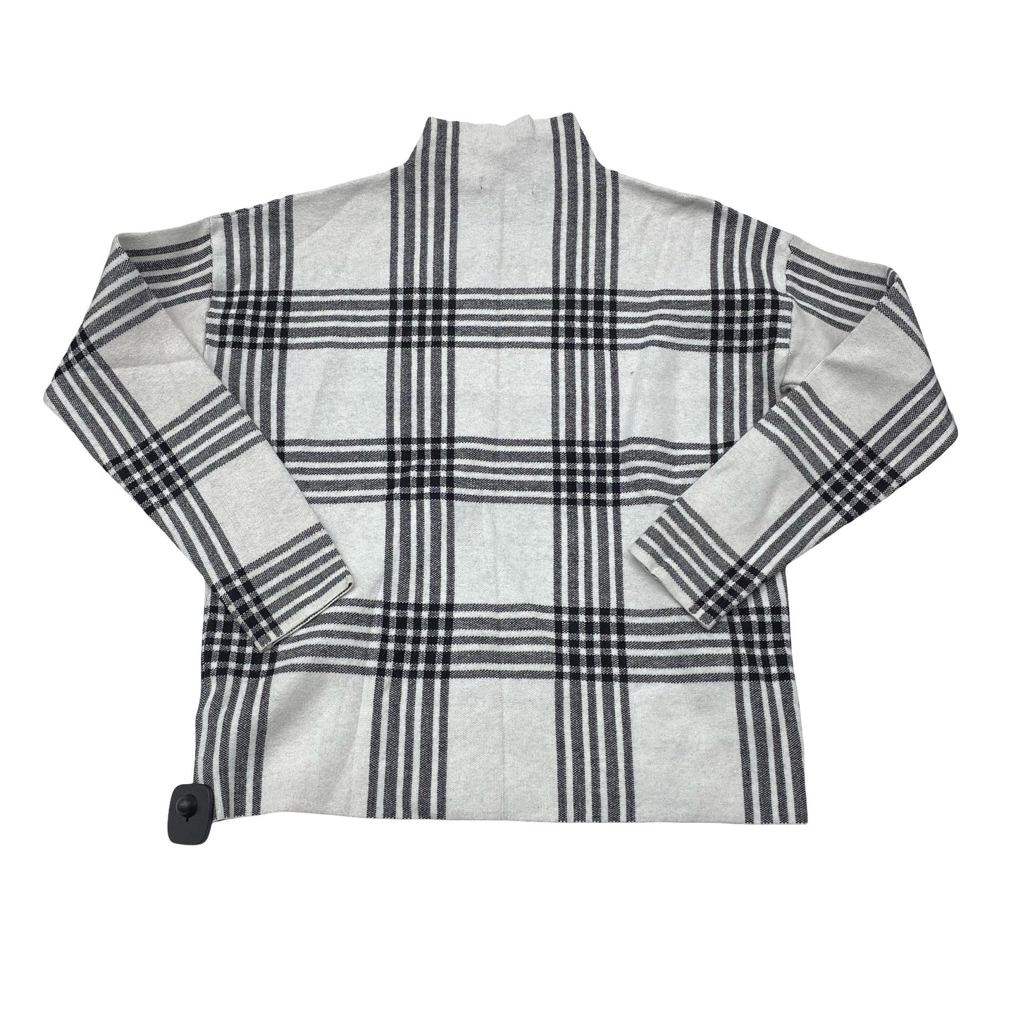 Sweater By Tahari In Plaid Pattern, Size:L