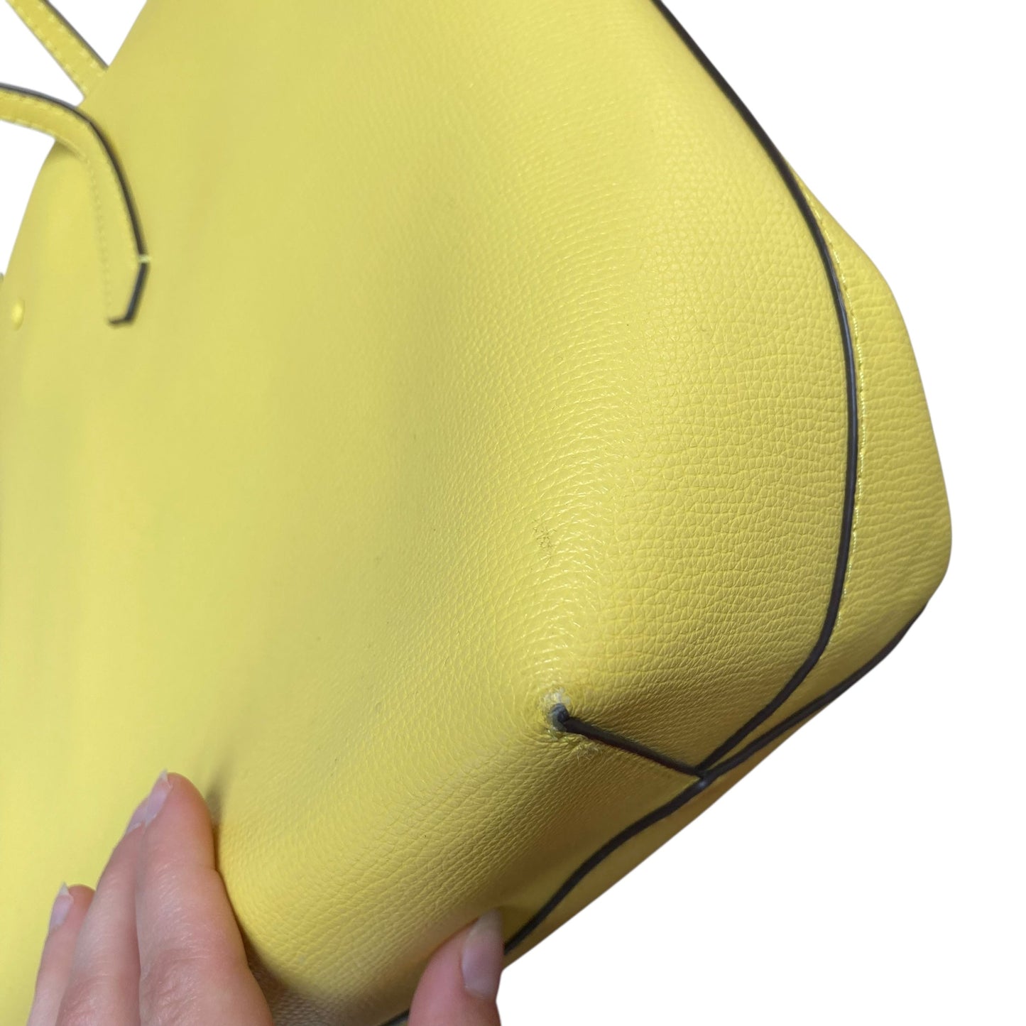 Tote Designer By Kate Spade In Yellow, Size:Large