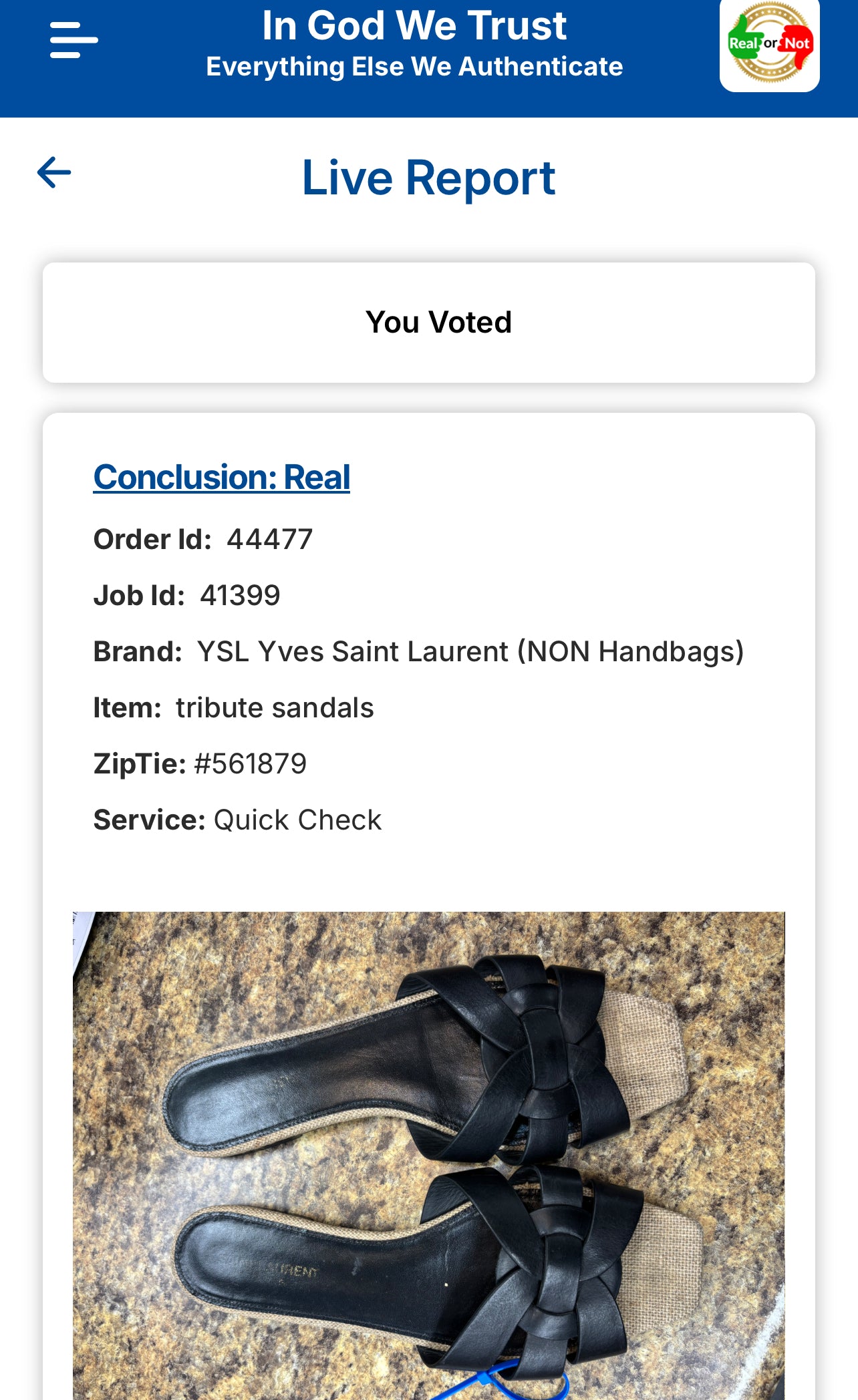 Sandals Luxury Designer By Yves Saint Laurent In Black, Size: 10.5