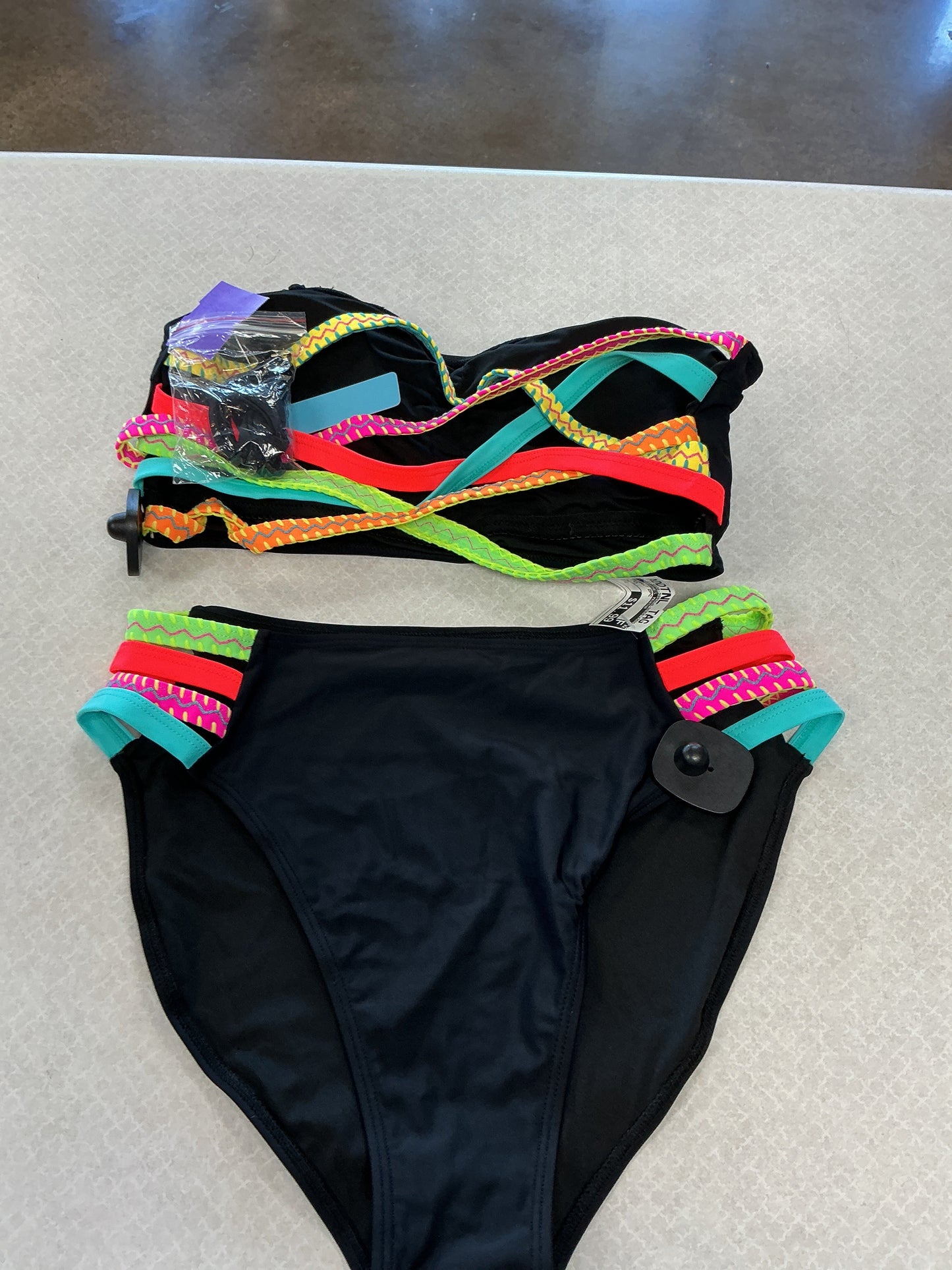 Swimsuit 2Pc By Clothes Mentor In Black, Size:M