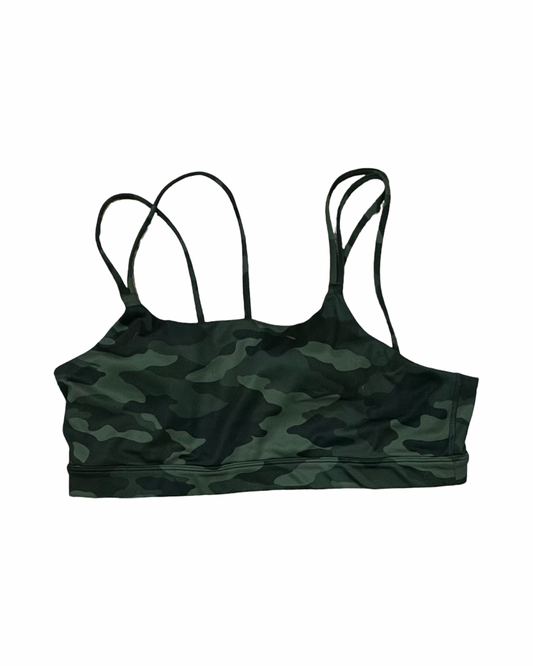 Athletic Bra By Clothes Mentor In Camouflage Print, Size:L