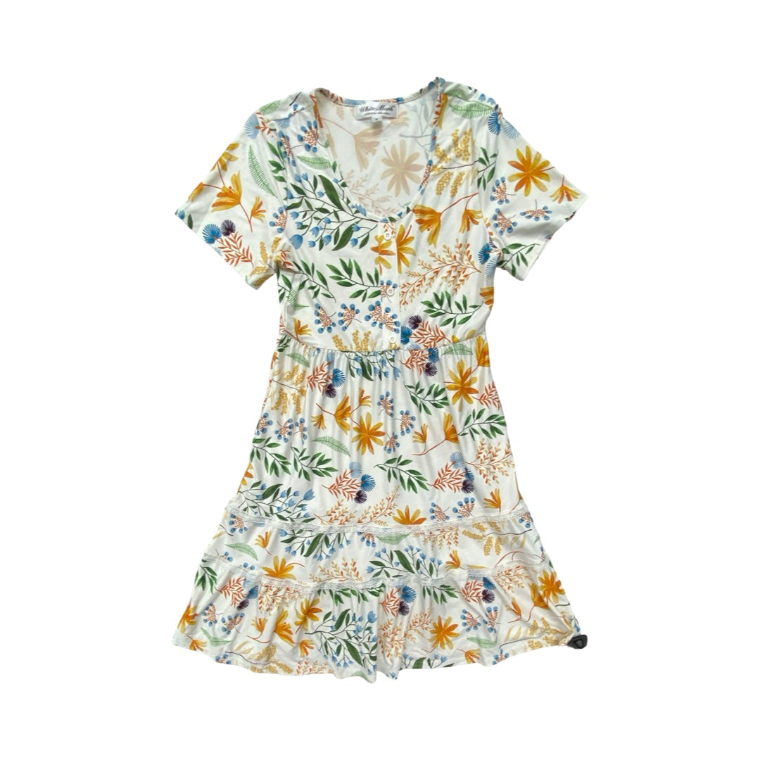 Dress Casual Midi By White Mountain In Floral Print, Size:S