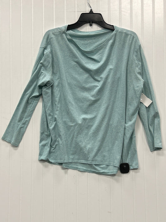 Athletic Top Ls Crewneck By Lululemon In Blue, Size:L