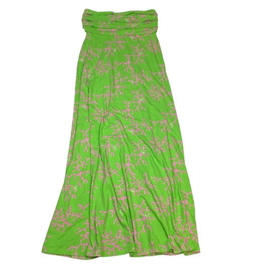 Dress Designer By Lilly Pulitzer In Green & Pink, Size:L