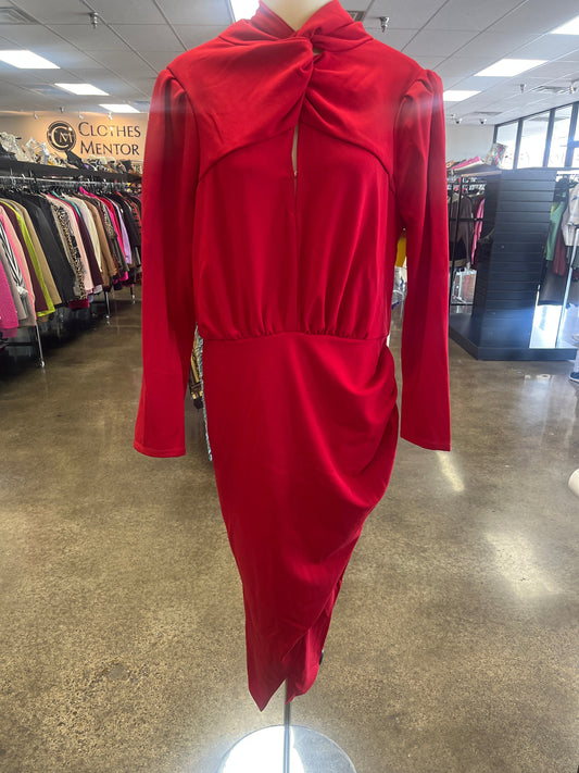 Dress Casual Maxi By Fashion To Figure In Red, Size:Xl