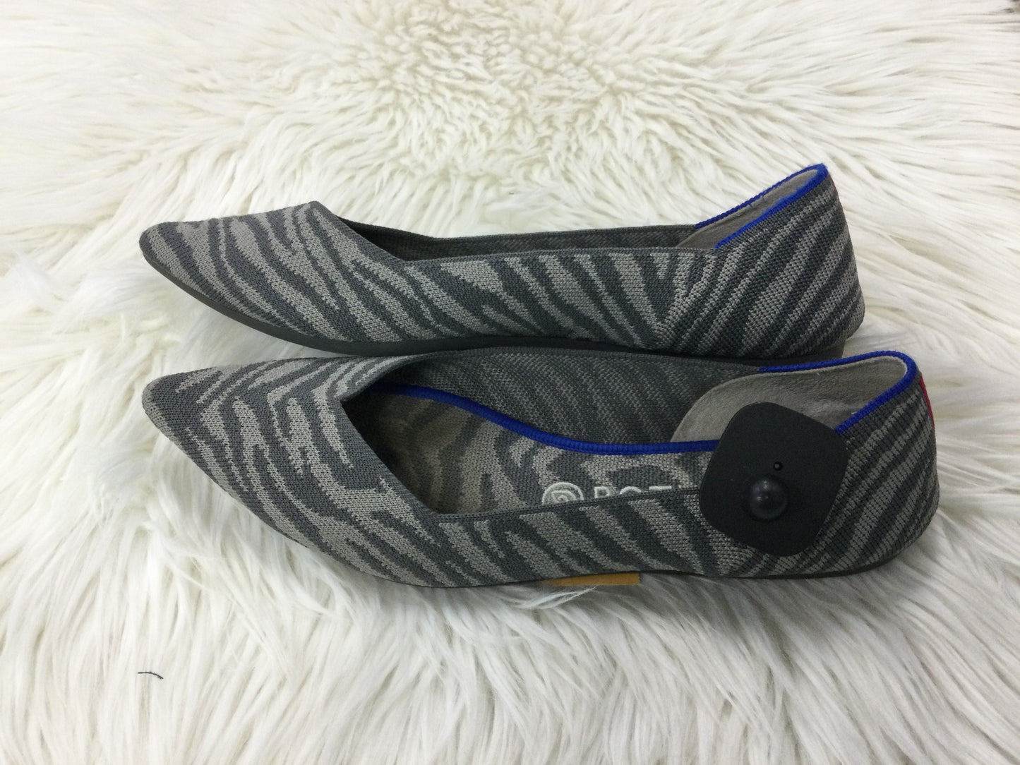 Shoes Flats By Rothys In Animal Print, Size:10