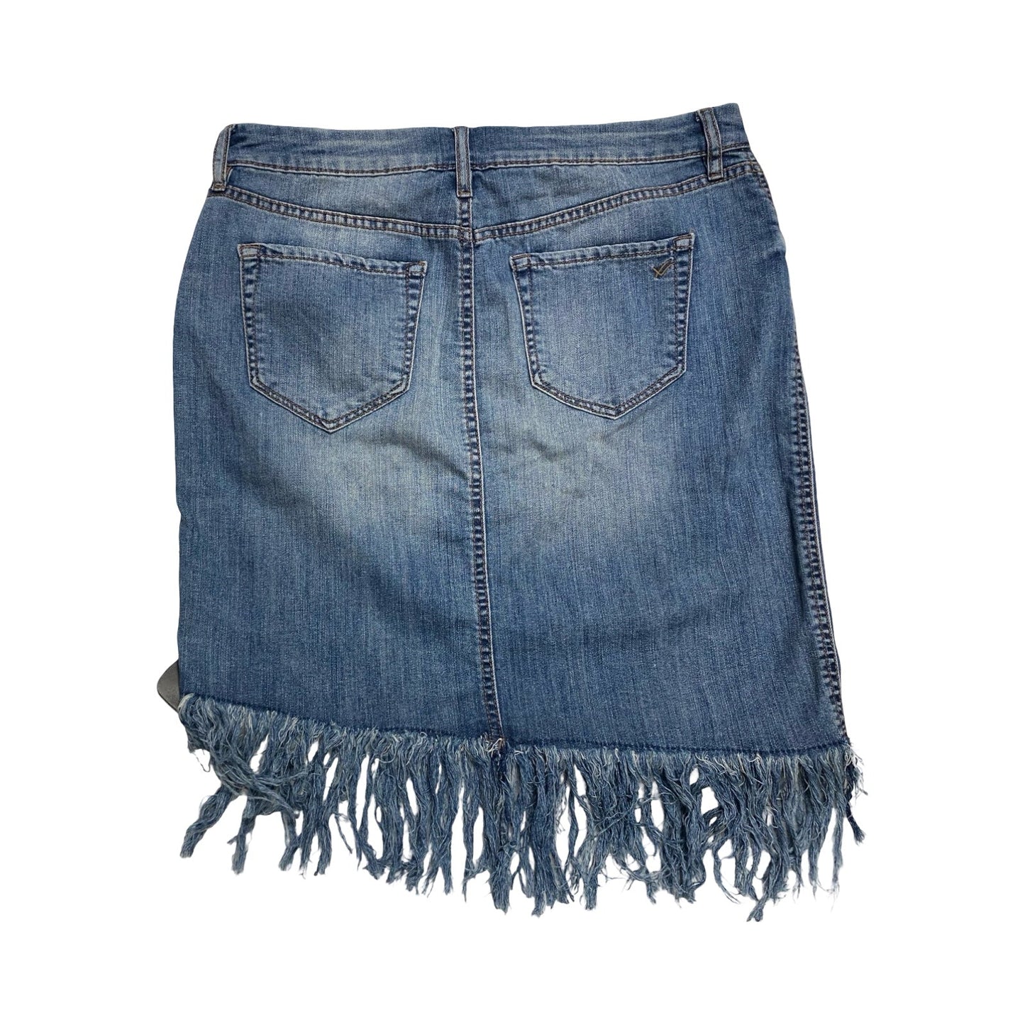 Skirt Midi By William Rast In Blue Denim, Size:10