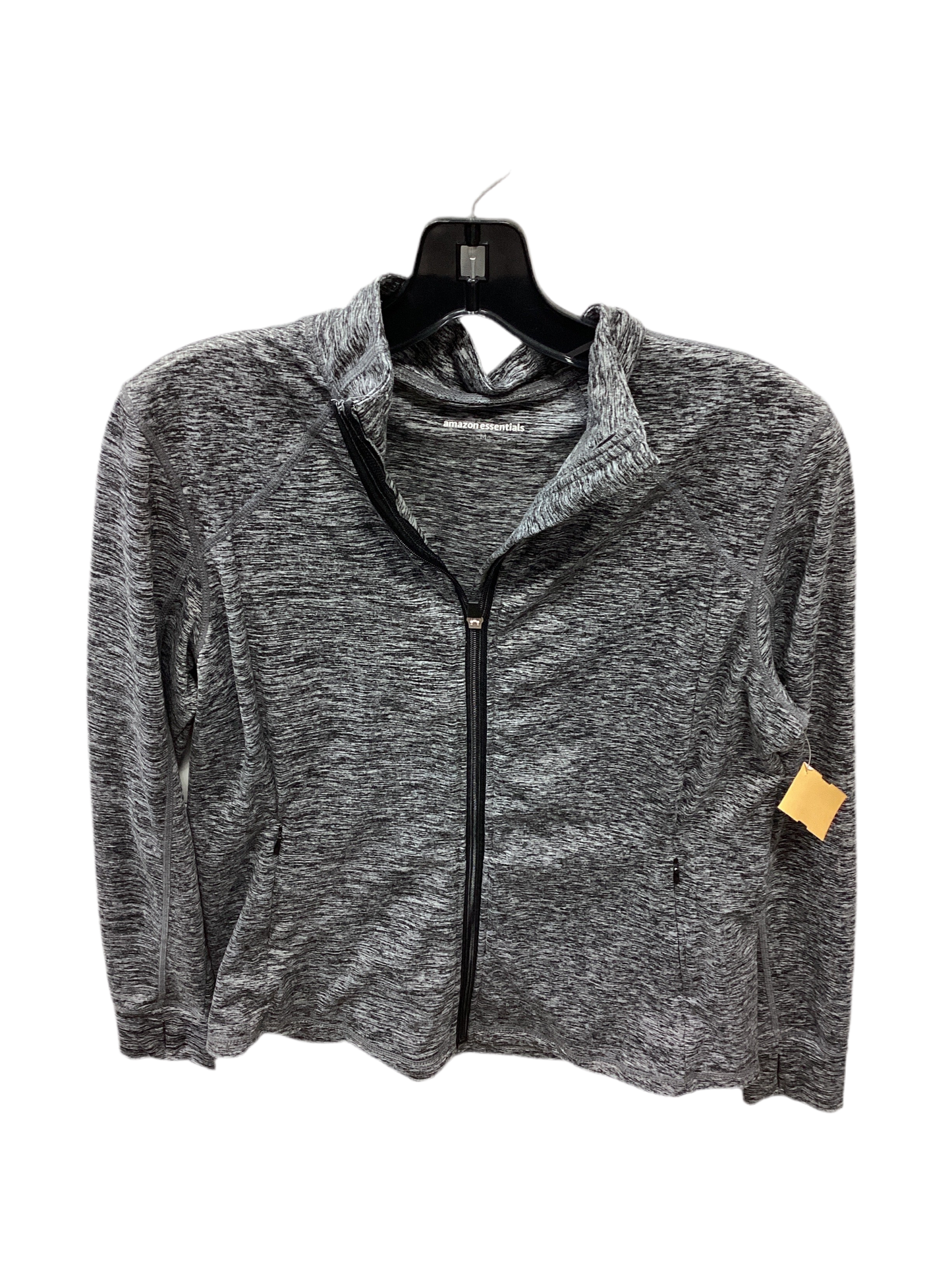 Athletic Jacket By Amazon Essentials In Grey, Size:M