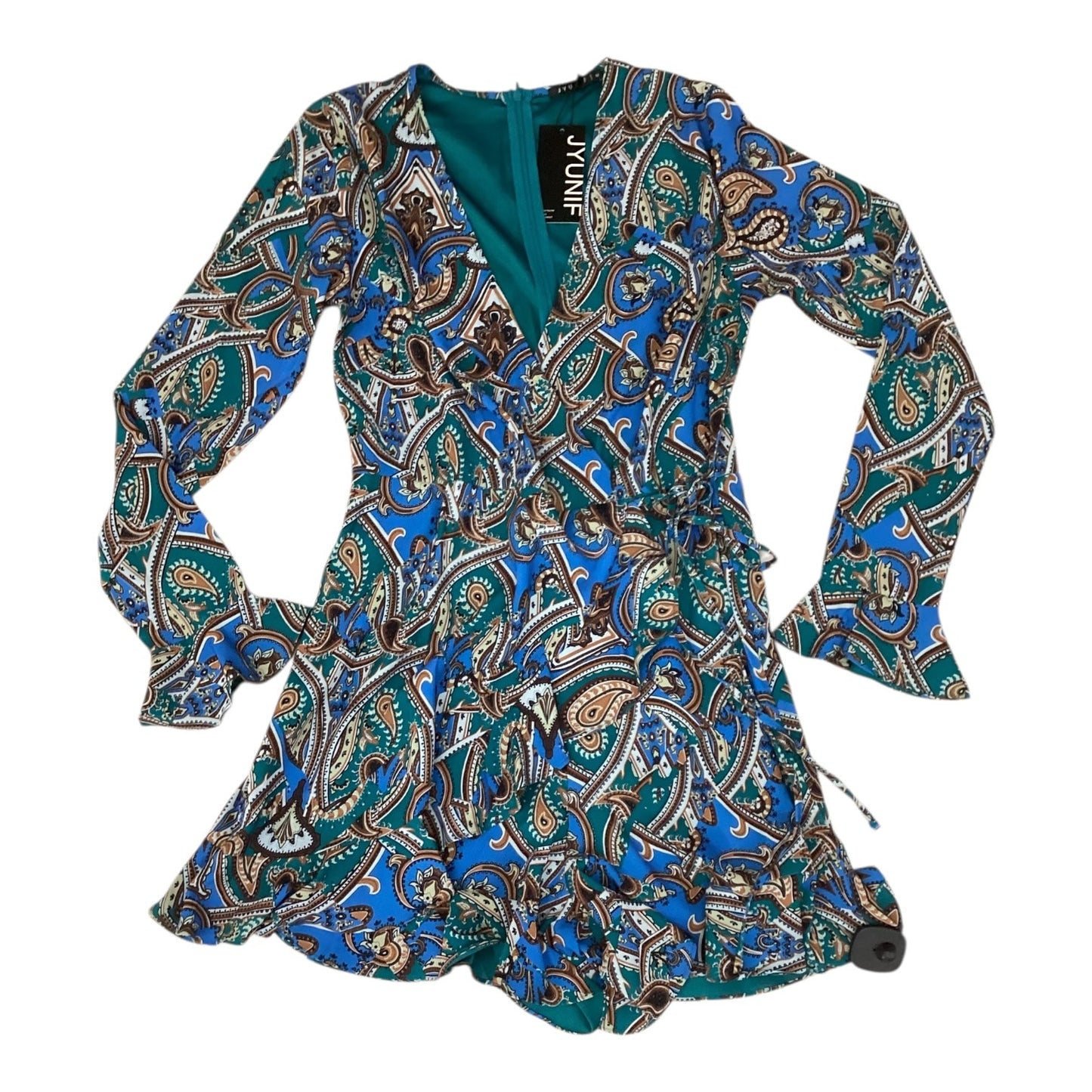 Romper By Clothes Mentor In Brown & Gold, Size:M