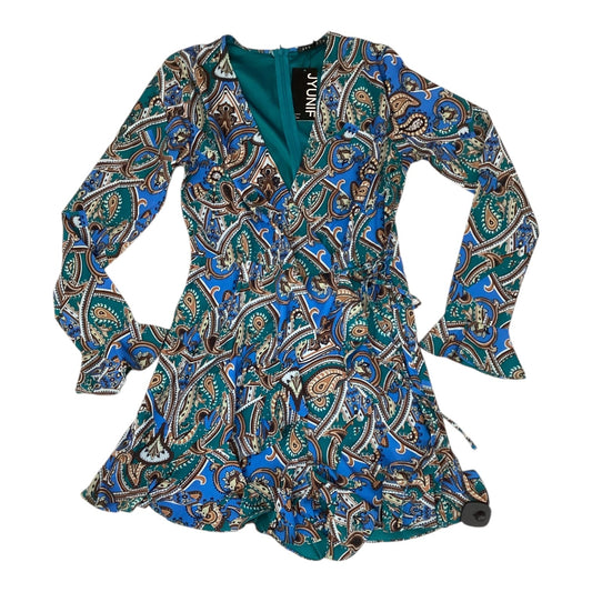 Romper By Clothes Mentor In Brown & Gold, Size:M