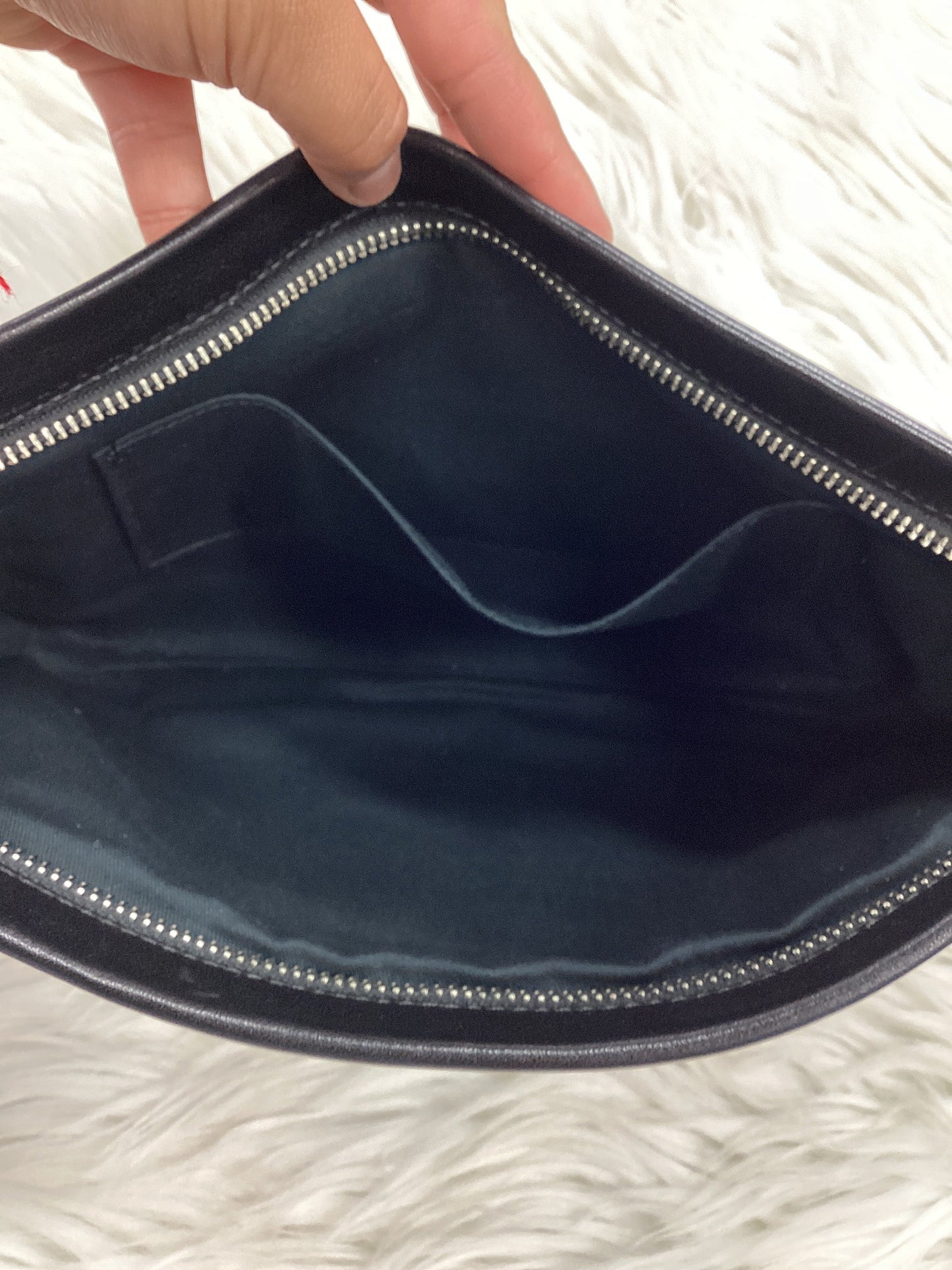 Clutch Designer By Coach In Black, Size:Large