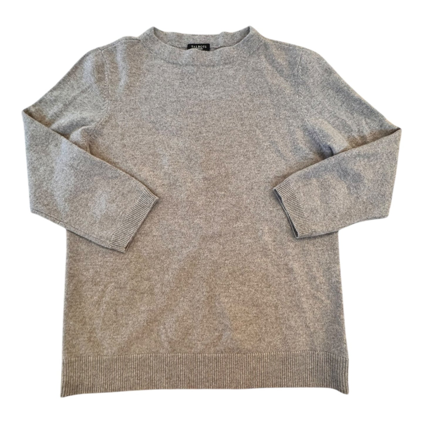 Sweater Cashmere By Talbots In Taupe, Size:S