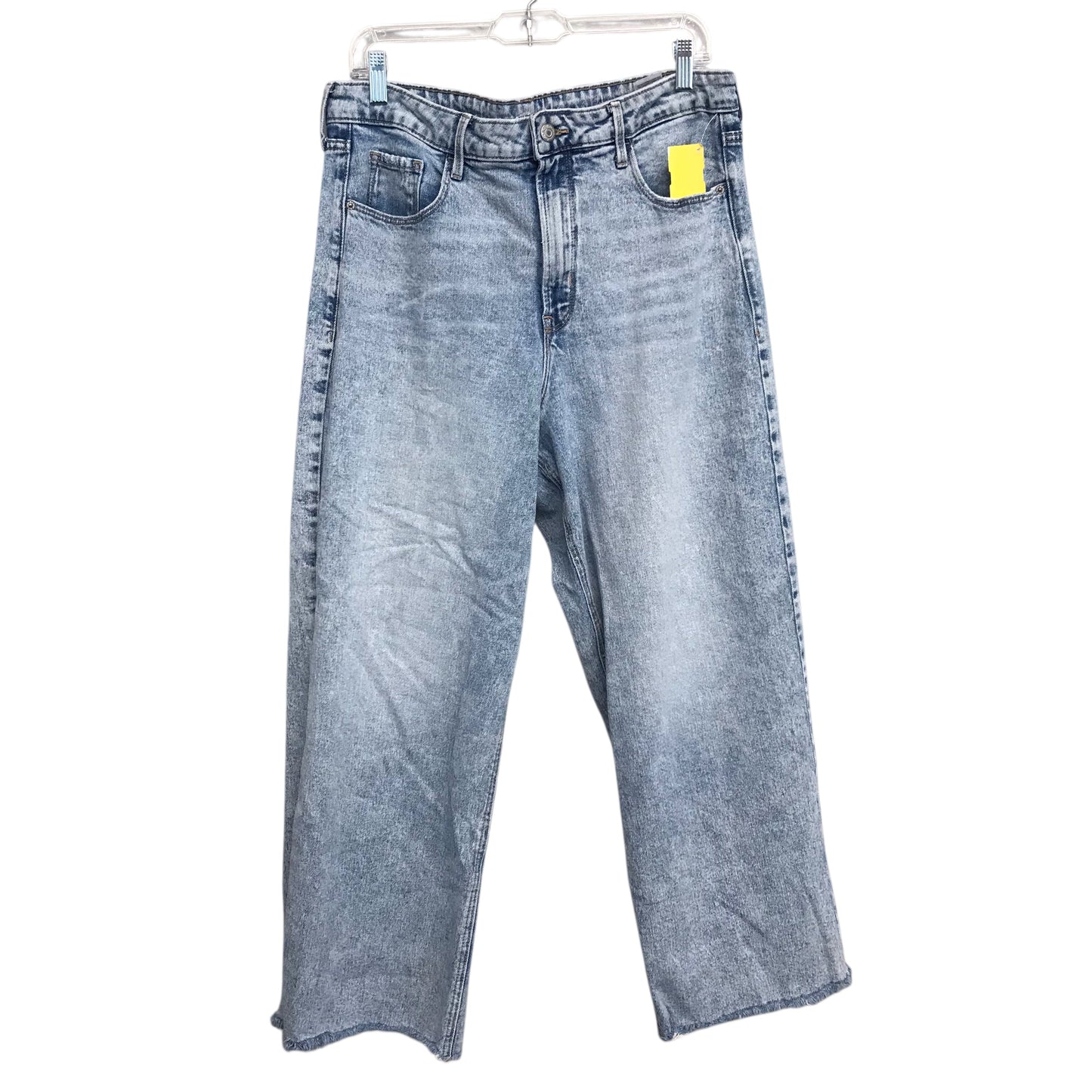 Jeans Wide Leg By Old Navy In Blue Denim, Size:16