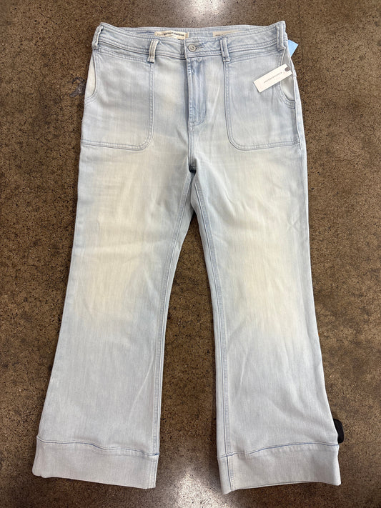 Jeans Boot Cut By Pilcro In Blue Denim, Size:12