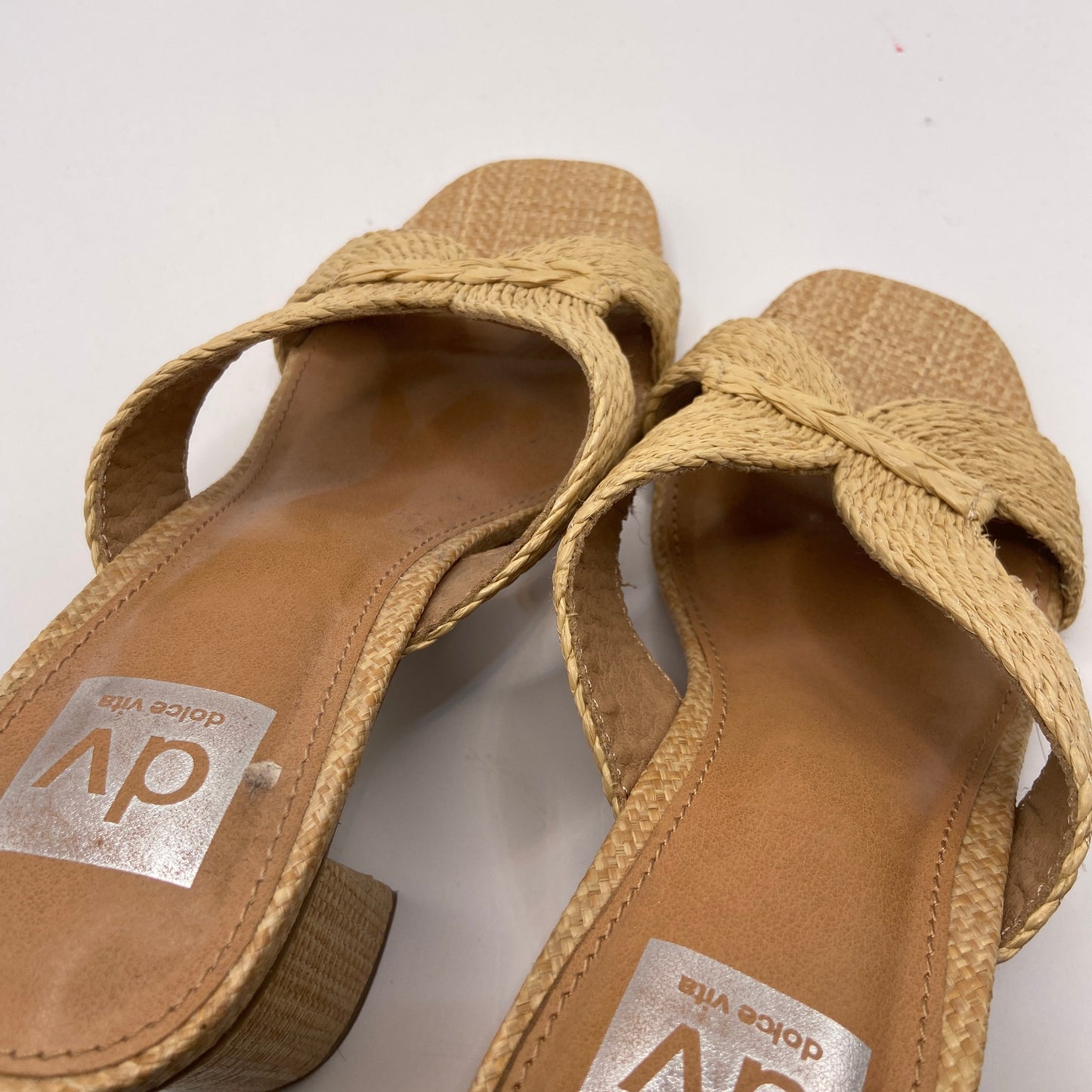 Shoes Heels Block By Dolce Vita In Tan, Size: 8