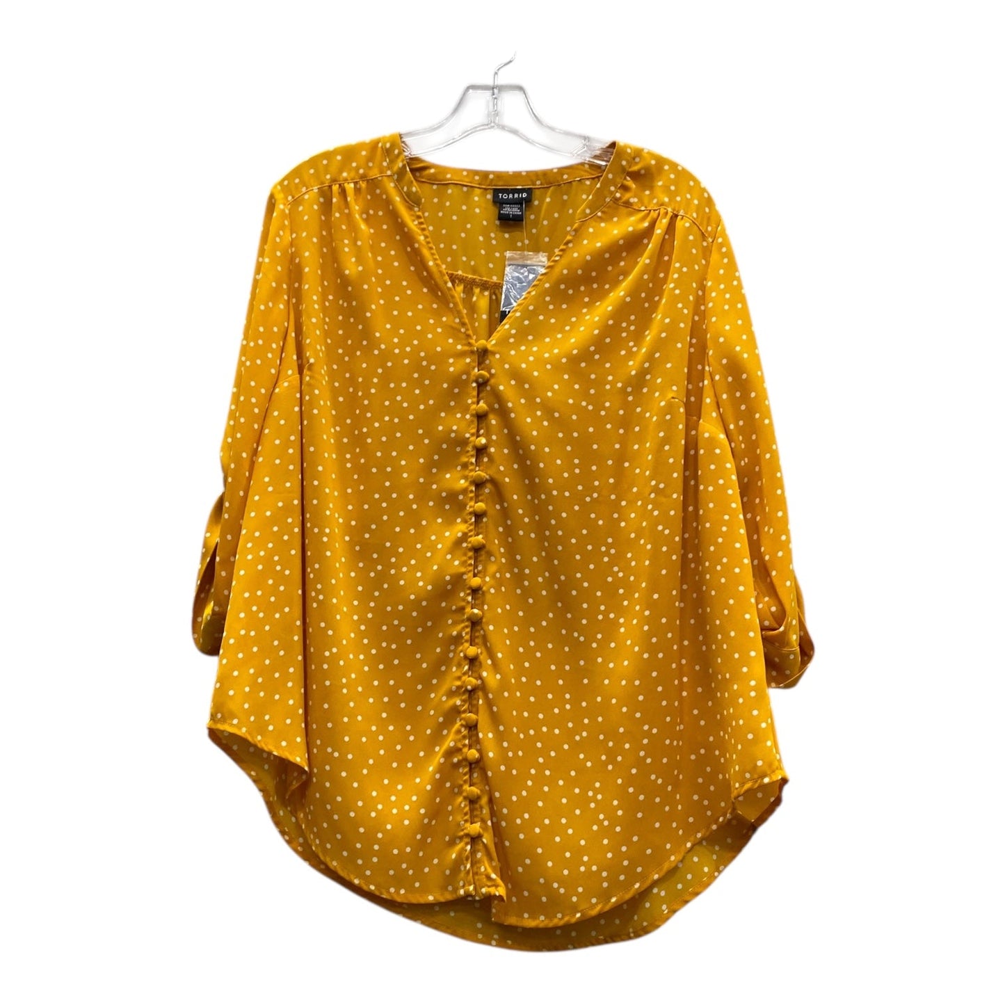 Top Ls By Torrid In Yellow, Size:1X