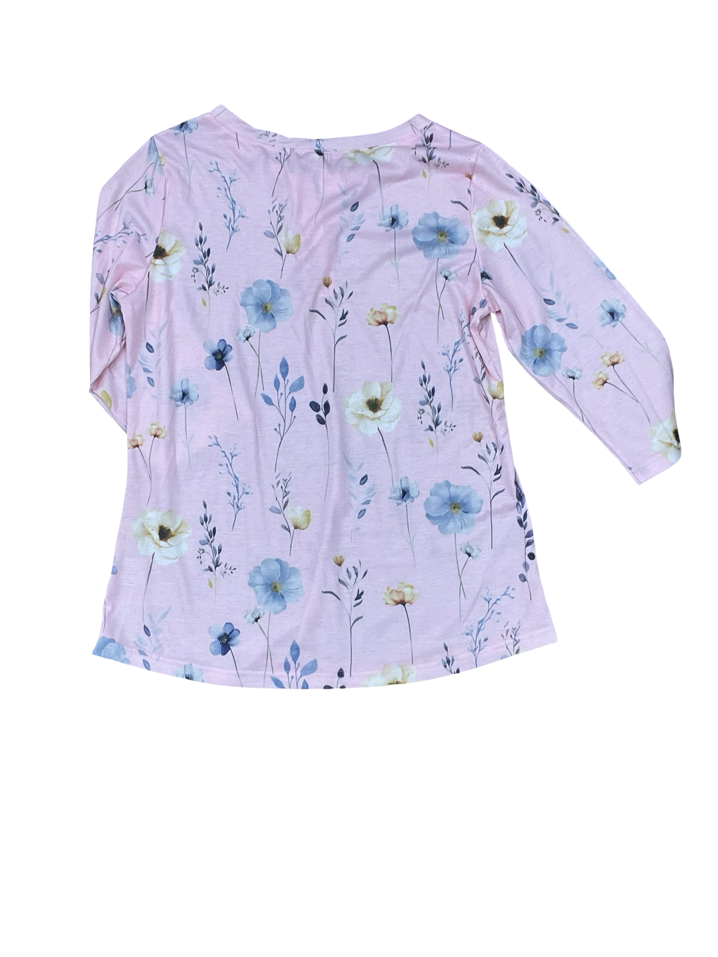 Top 3/4 Sleeve By Clothes Mentor In Pink, Size:S
