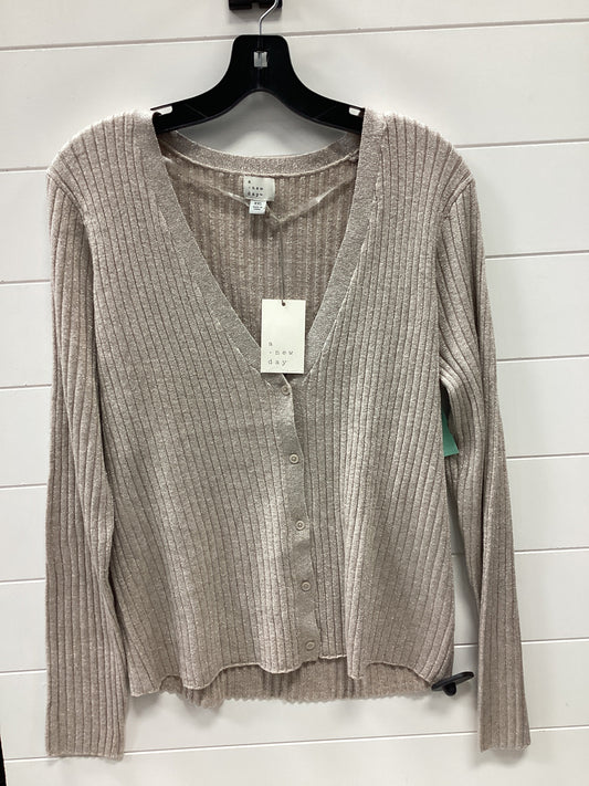 Cardigan By A New Day In Tan, Size:1X