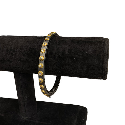 Bracelet Sterling Silver By Cma In Black & Gold