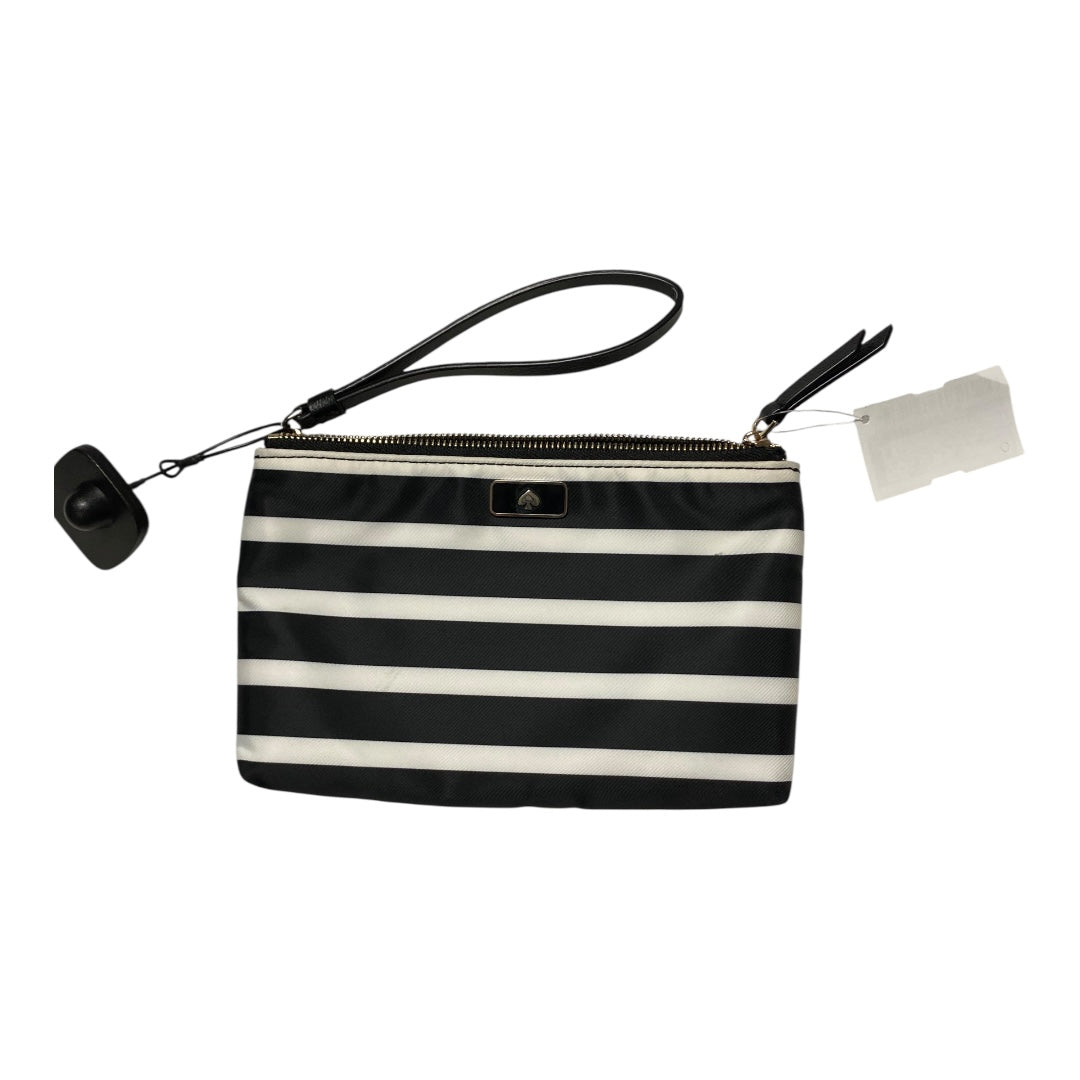 Wristlet Designer By Kate Spade In Striped Pattern, Size:Medium