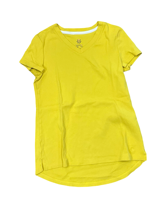 Top Ss Basic By Isaac Mizrahi In Yellow, Size:Xs