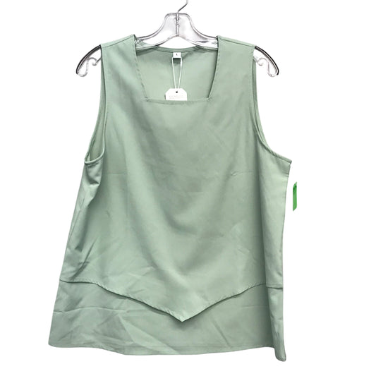 Top Sleeveless In Green, Size:L