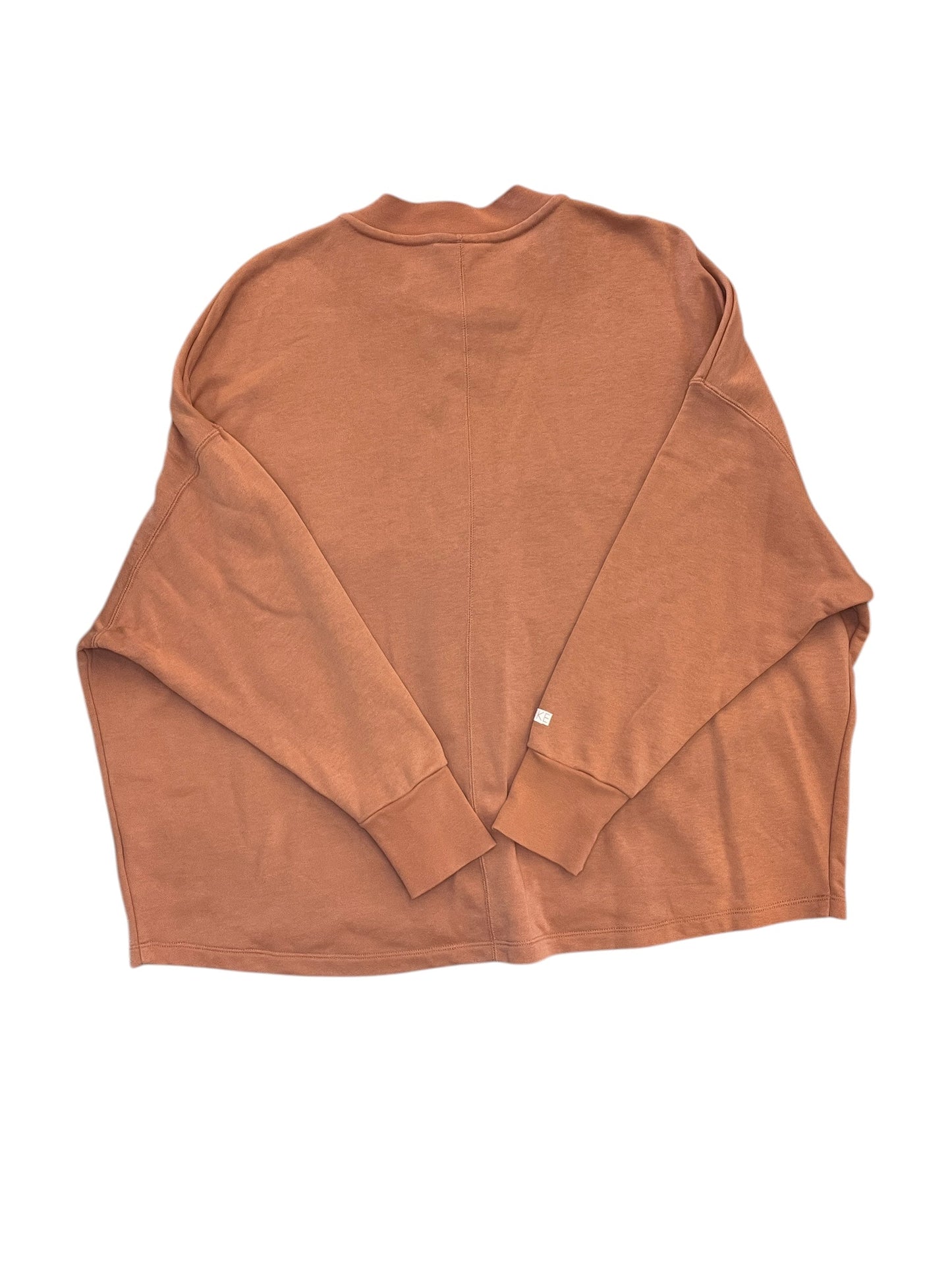 Athletic Jacket By Nike Apparel In Peach, Size:L