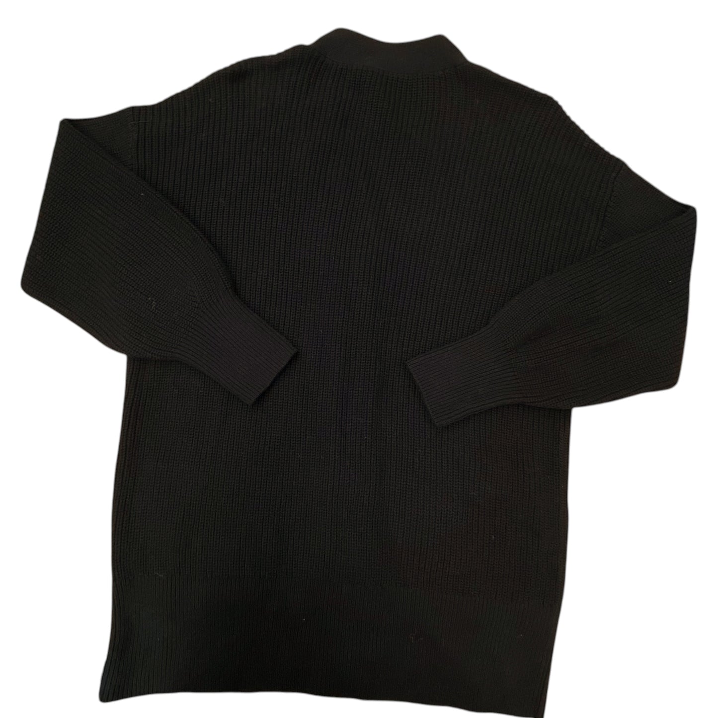 Sweater Cardigan By Loft In Black, Size:L