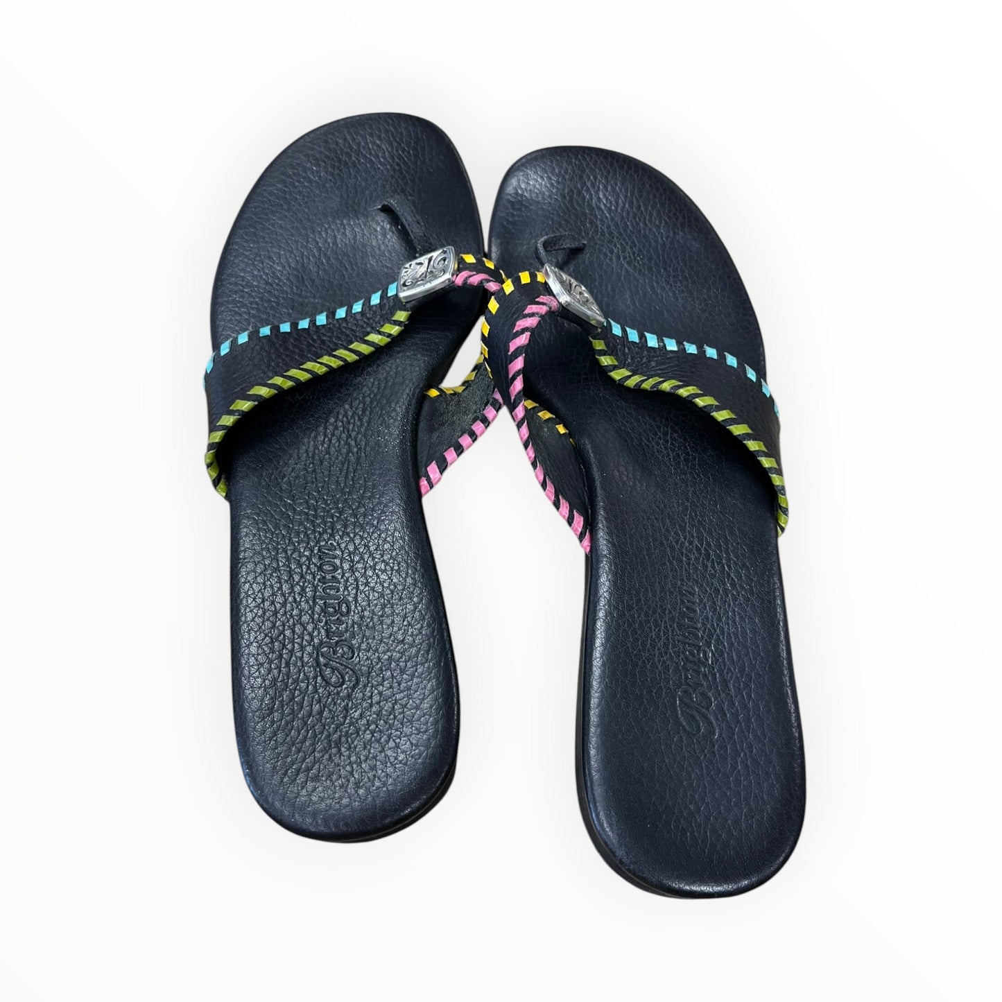 Sandals Flats By Brighton In Black, Size:8.5
