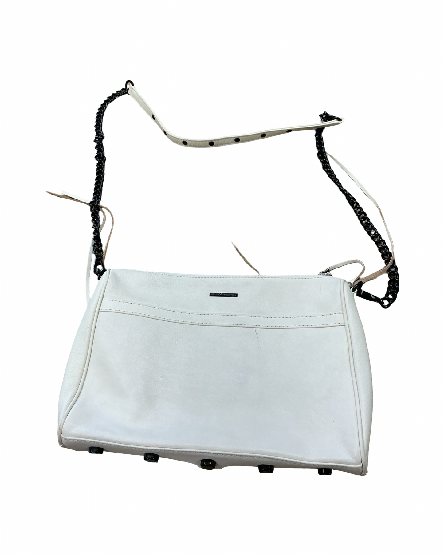Crossbody Designer By Rebecca Minkoff In Cream, Size:Medium