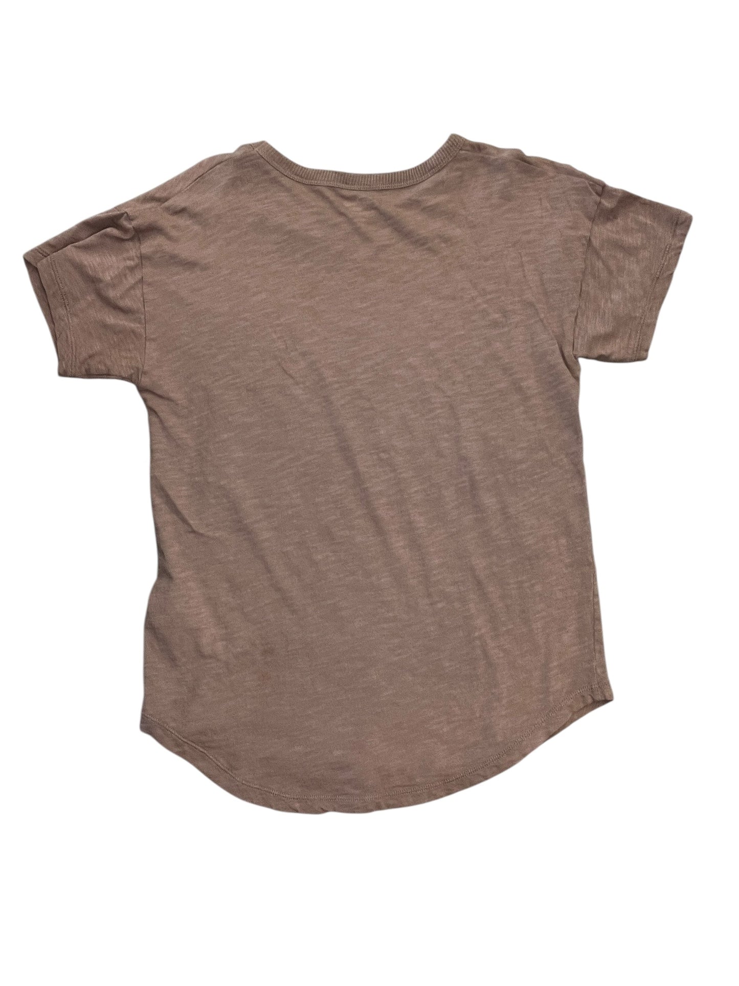 Top Ss Basic By Madewell In Brown, Size:S