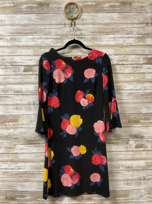 Dress Casual Midi By Tommy Hilfiger In Black & Red, Size:S
