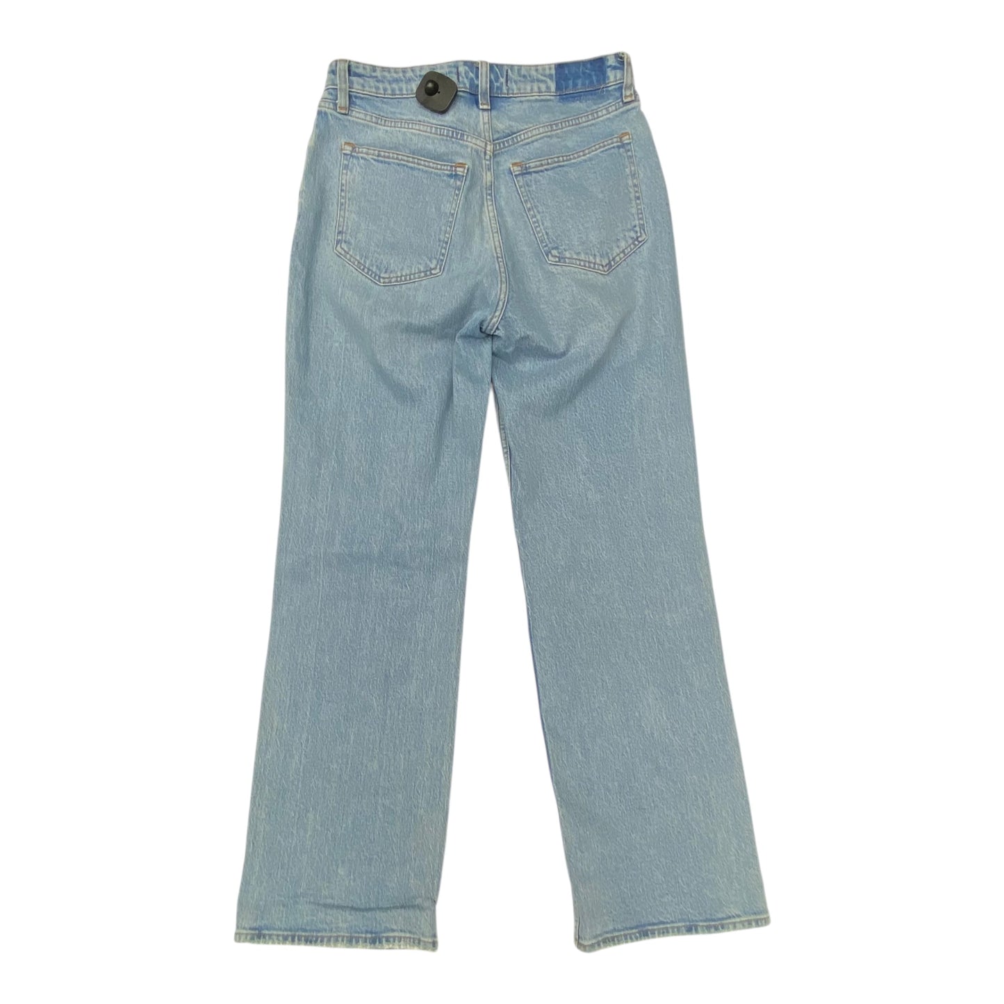 Jeans Straight By Abercrombie And Fitch In Blue Denim, Size:6