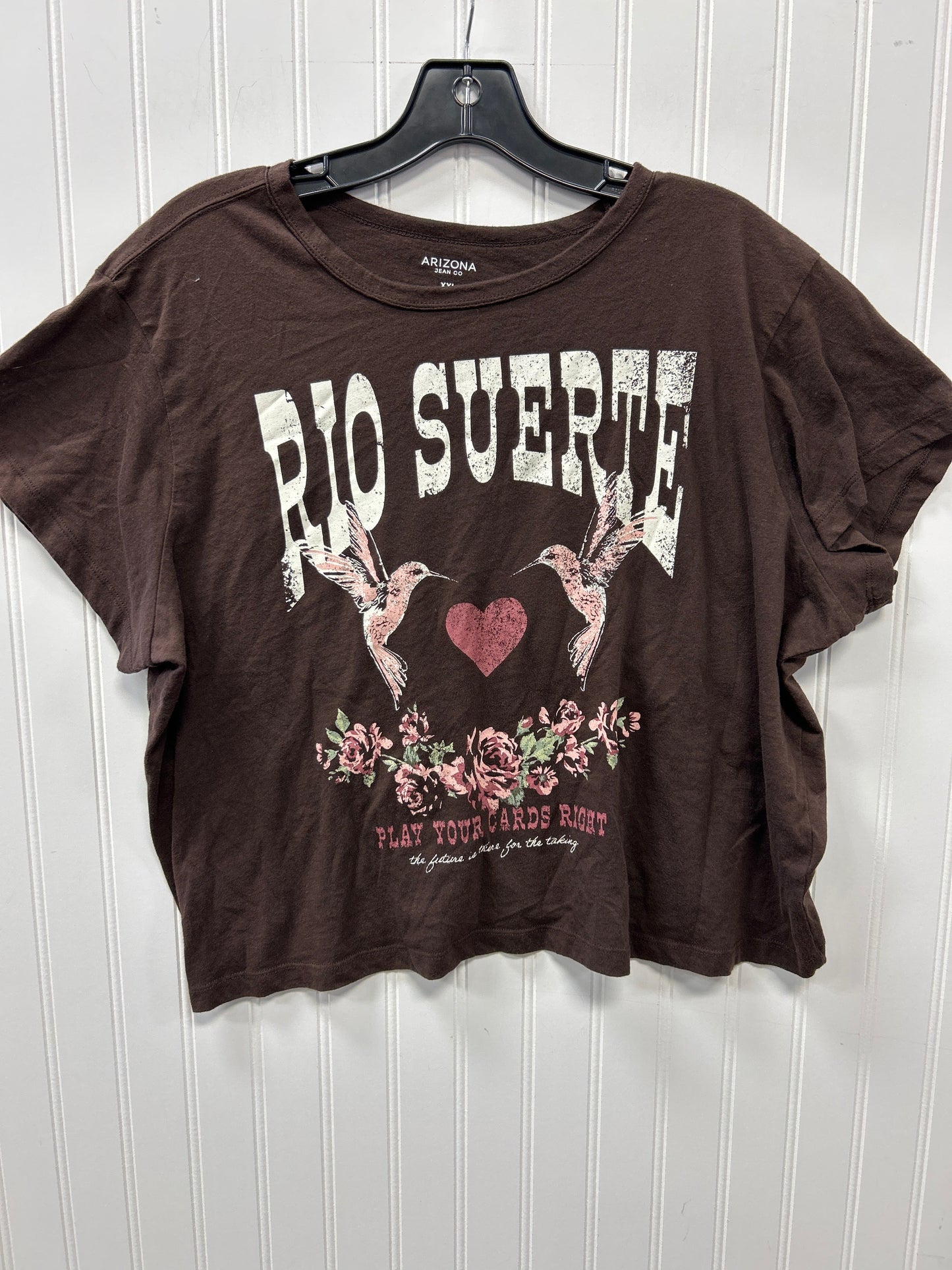 Top Ss By Arizona In Black, Size:1X