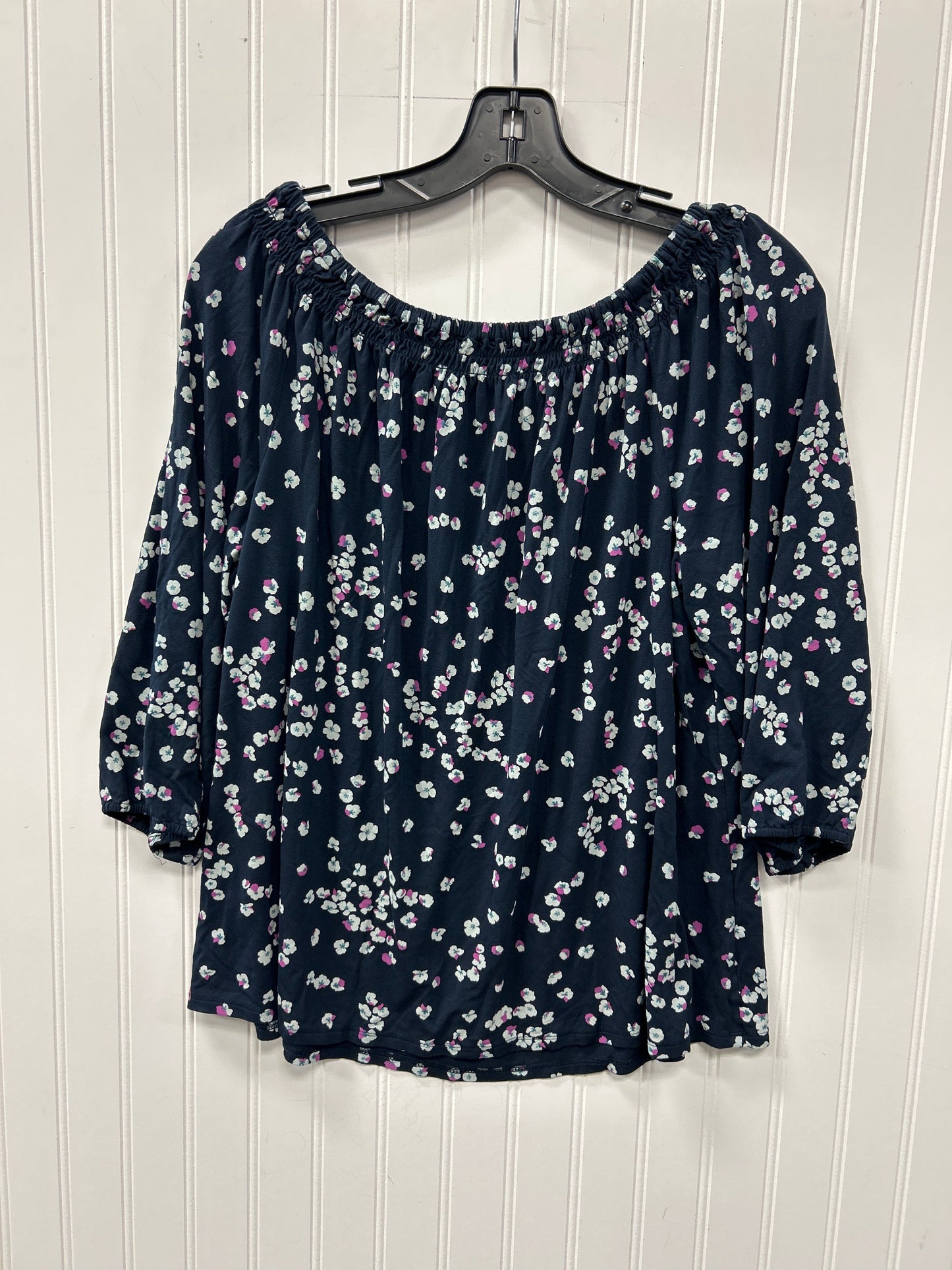 Top Ls By J. Jill In Navy, Size:L
