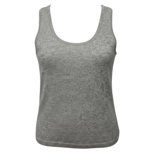Sweater Sleeveless Cashmere By Nomad In Grey, Size: L