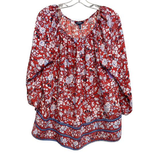 Top Ls By Chaps In Floral Print, Size:M