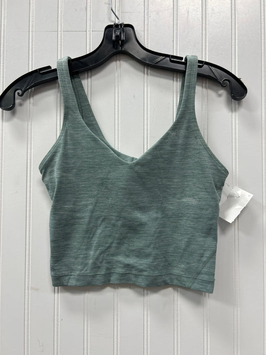 Athletic Bra By Lululemon In Green, Size:2