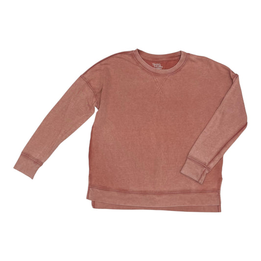 Sweatshirt Crewneck By Time And Tru In Pink, Size:L