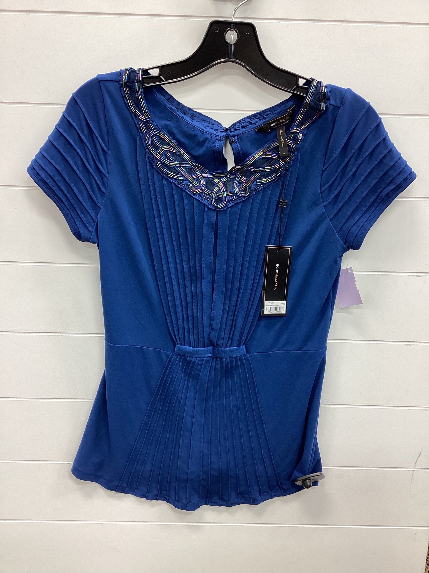 Top Ss By Bcbgmaxazria In Navy, Size:S