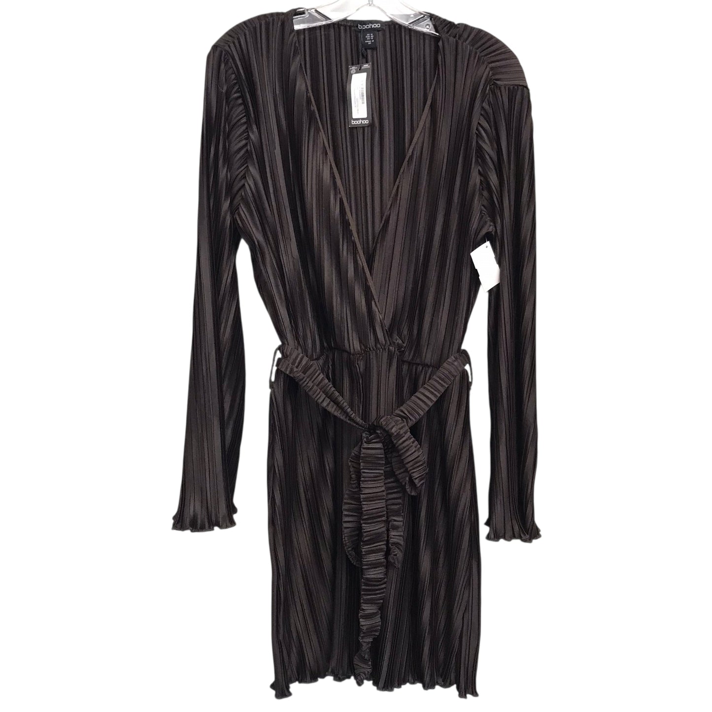 Romper Party Short By Boohoo Boutique In Brown, Size:L