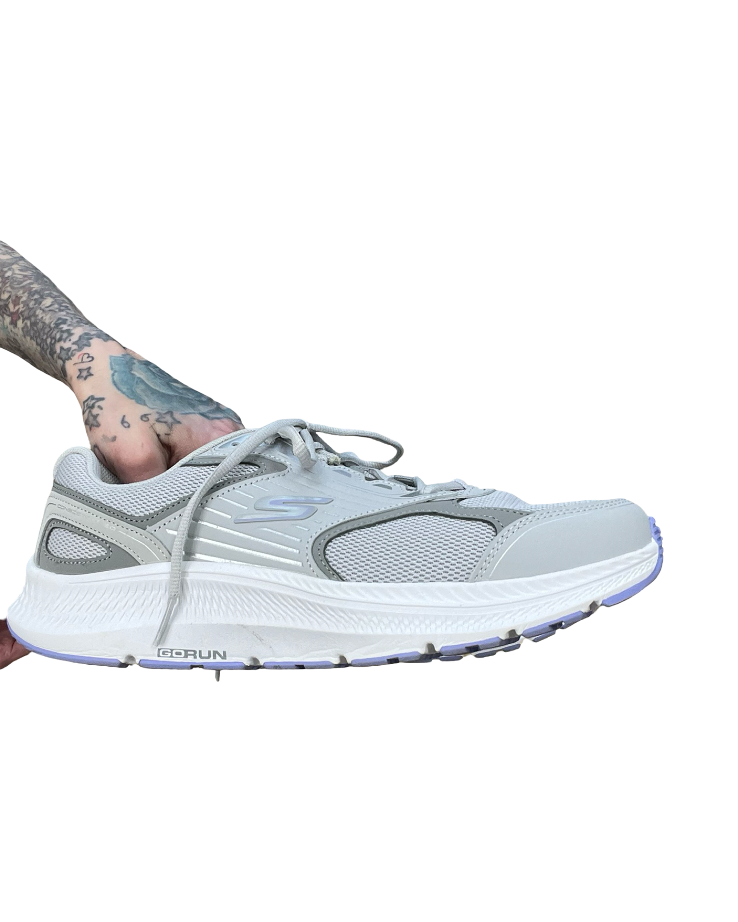 Shoes Athletic By Skechers In Grey, Size:11