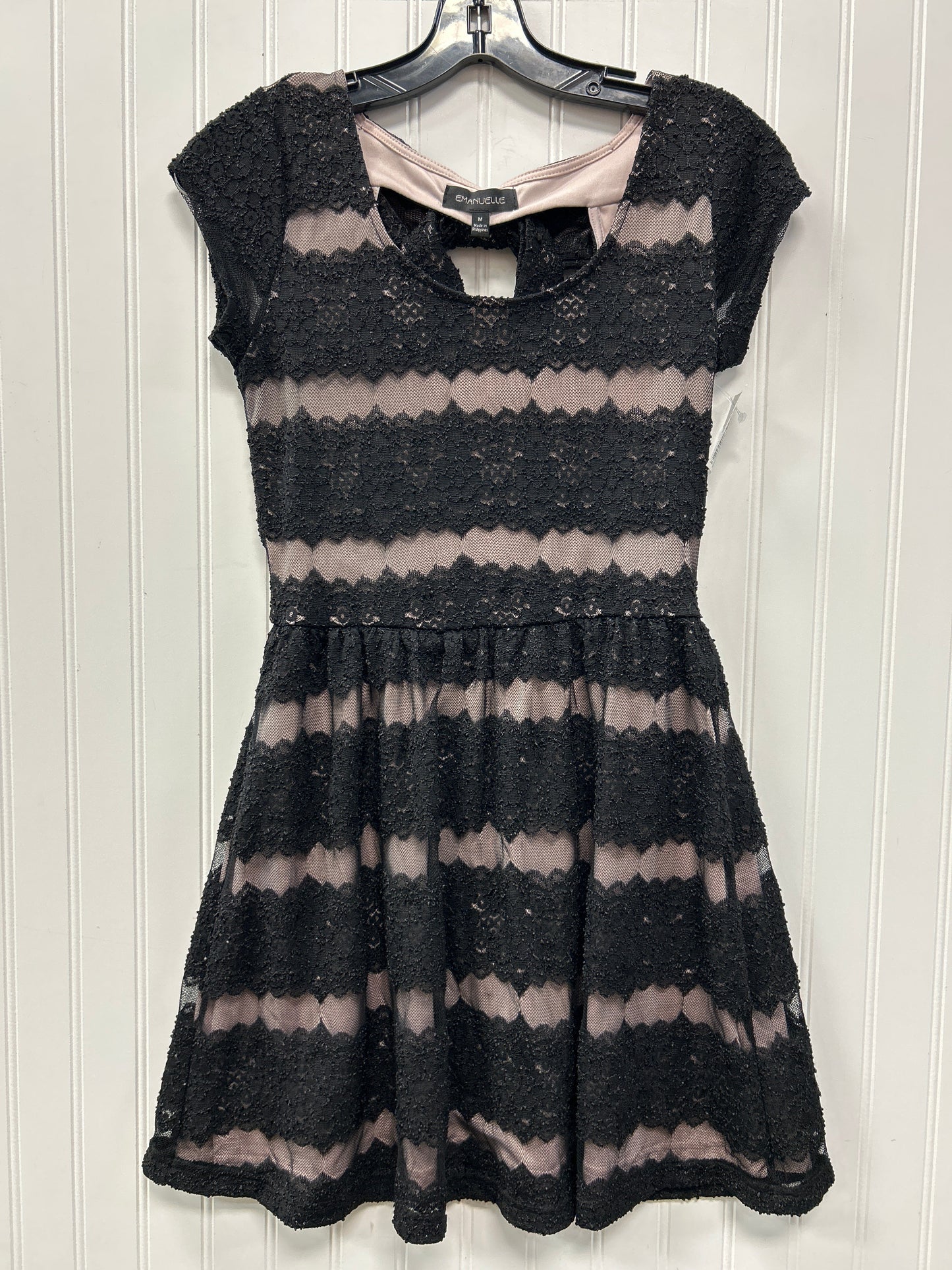 Dress Casual Midi By Emanuel Ungaro In Black, Size:M